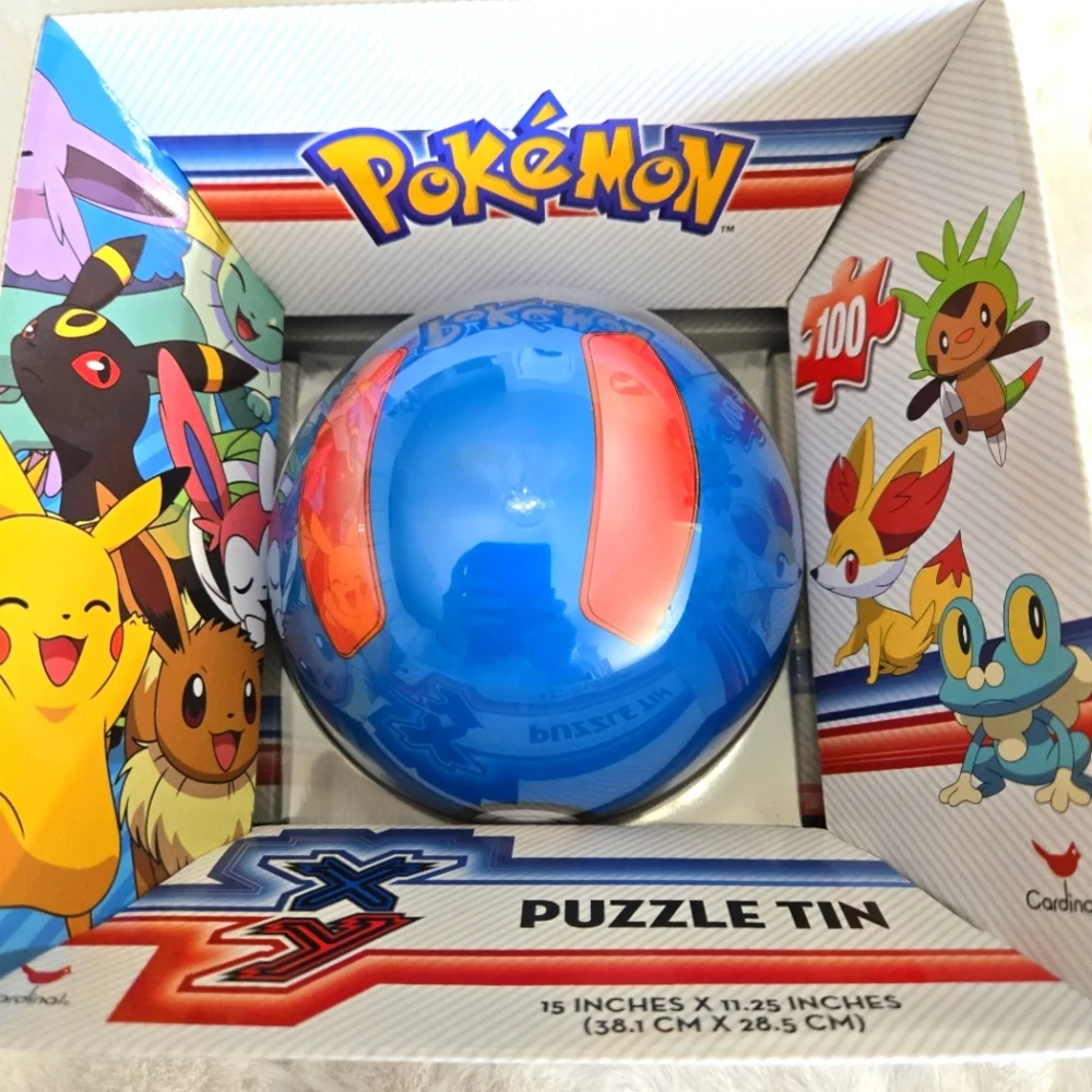 Pokemon Ball 100 Piece Puzzle Tin 2016 New in Box